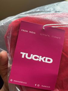 Tuckco Red Cropped Tank with in bulit bra