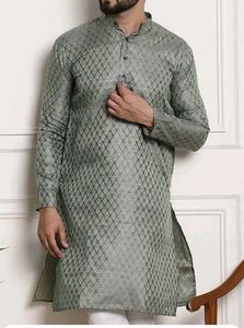 Elegant Green Men&#39;s Kurta