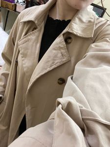 Korean Style Long Trench Coat🫴🏻✨