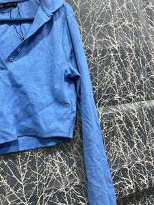 Zara Ribbed Fitted Top