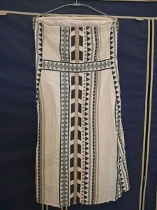 Patterned Mini Dress tube