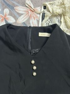 Elegant Black Midi Dress