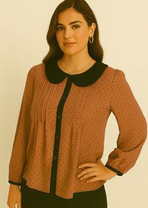 Polka Dot (Heart Shaped)  Blouse