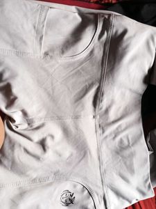 Beige High Waisted Leggings with Pockets