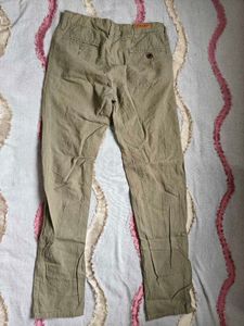 Olive Green Casual Pants
