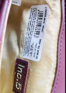 INC.5 Women Wine Quilted Sling Bag