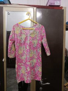 Pink Patterned Tunic