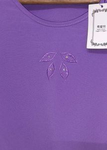 Trendy New Purple Sleeveless Top