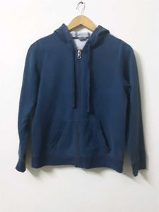 Blue Zip-Up Hoodie