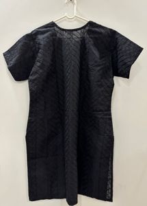 Black Thread Work Kurta with Salwar &amp; Dupatta