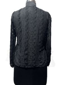 Combo Teddy Bear And Lace Black Shirt