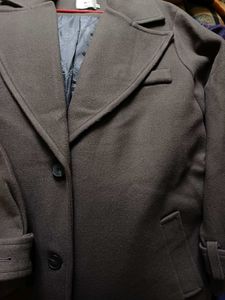 Charcoal Grey Long Oversized Coat