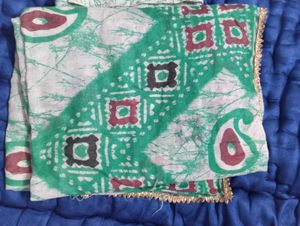 Green Printed Kurta Set