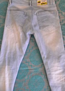 Distressed Patchwork Denim Jeans