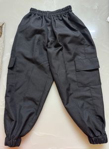 Black Cargo Pant For Girls