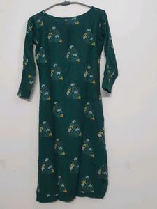 Green Printed Kurti