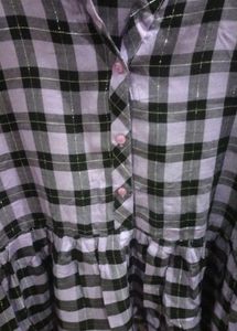 Checkered Purple Top✨