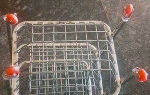 3 layer stainless steel vegetables basket with tro