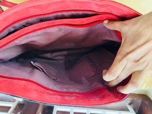 Red Colour Bag