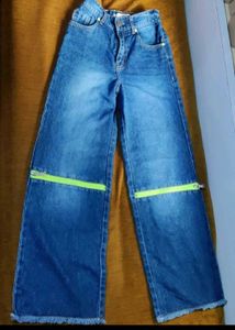 (Noh-voh Sassafras Kids) Wide Leg Jean For Kids