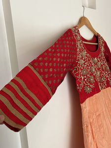 Ethnic Gown With Hand Embroidery