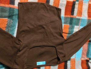 Brown Long Sleeve Top