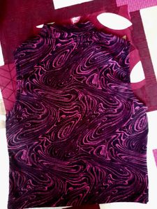 Patterned Sleeveless Top