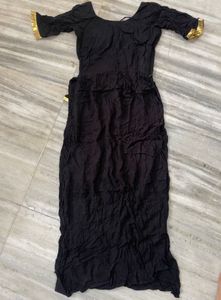 Elegant Black Ethnic Gown