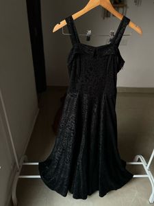 JACQUARD CORSET BUSTIER  MIDI DRESS