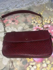 Burgundy Shoulder Bag