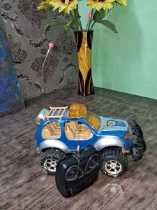🆕 Vintage RC Truck - Blue &amp; Silver