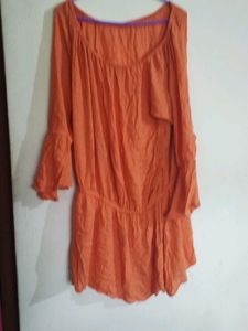 Orange Tunic Top