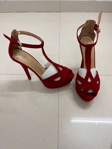 PRICE DROP! Imported red Zara heels (EU 37)