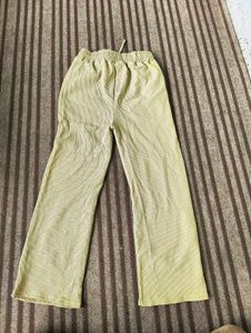 Ribbed Wide Leg Pants