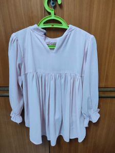 Pink Embroidered Top