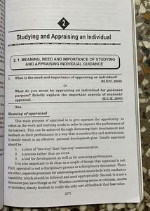 Guidance and Counselling - B.Ed. II Year Textbook
