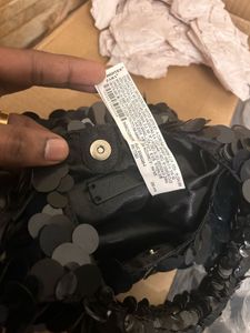 Zara Designer Party Black Hand Bag Fixed Price