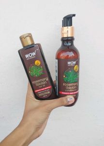 Combo WOW Rosemary Biotin Hair Oil & Conditioner