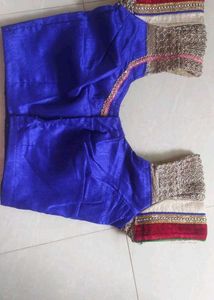 Heavy Work Saree With Stiched Blouse