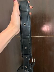 Adjustable  Black Shoulder Strap  Bag