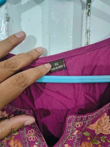 Embroidered Pink Tunic