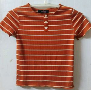 Trendy Rust Colour Top for Summers