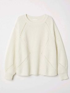 H&m Cream Knit Pullover