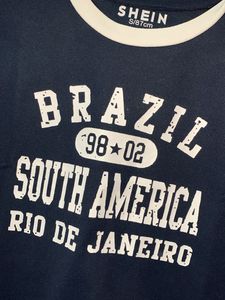 Shein Brazil Graphic Tee