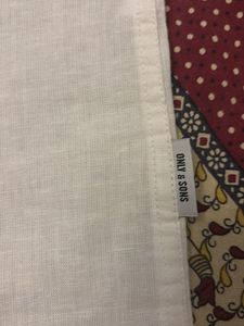 ONLY AND SONS White Long Sleeve Shirt