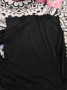 Combo Of Light Wash Jeans &amp; Black Top Set