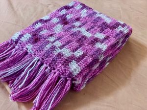Crochet Scarf Handmade Using Quality Yarn