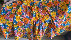 Floral Print Skirt