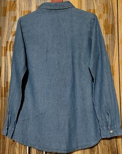 Unisex Denim Button Long Sleeve Shirt