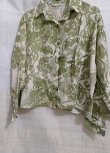 Green Printed Shirt | Women&#39;s Casual Wear